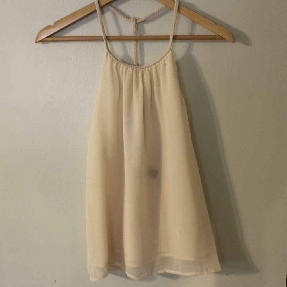 Off-White Flirty Backless Top